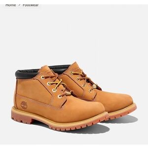Timberland Women's Wheat Nubuck Waterproof Chukka Boots Size 7.5